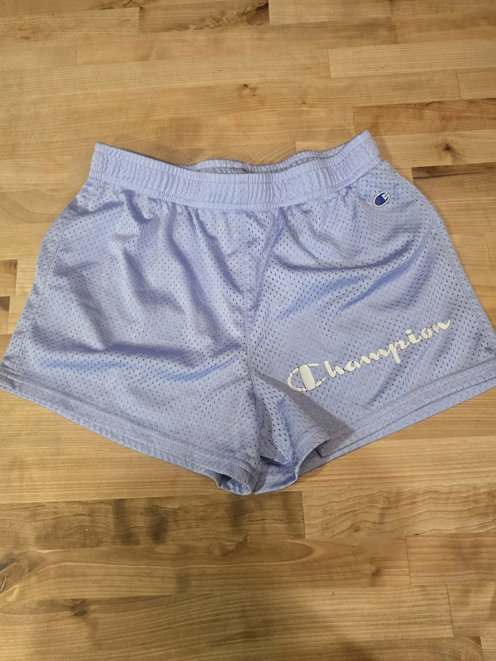 Champion Girl's Pastel Purple Mesh Athletic Shorts